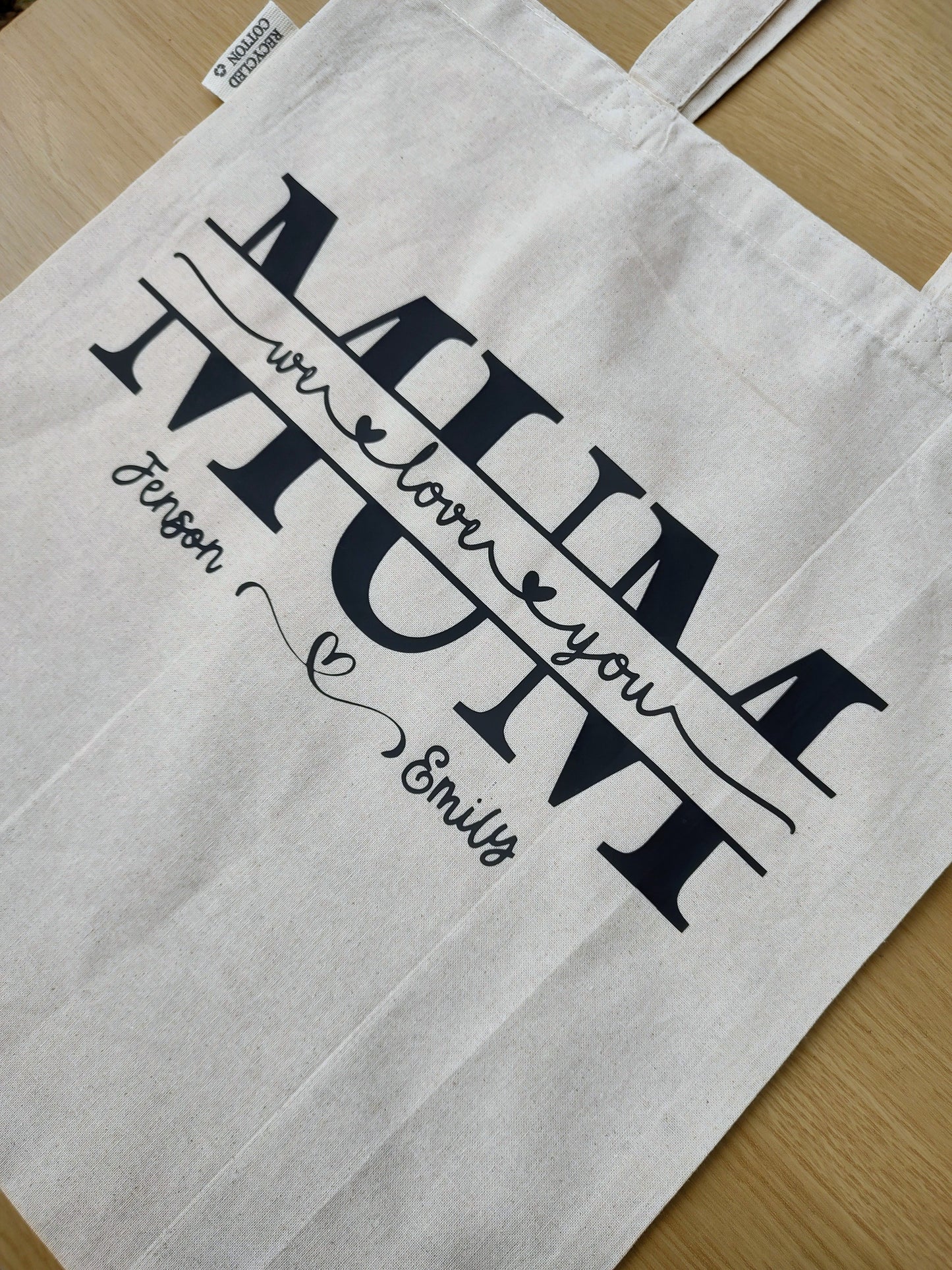 Personalised Mum Tote Bag