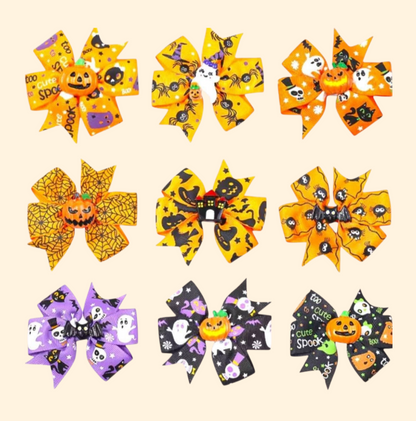 Halloween Ribbon Bow