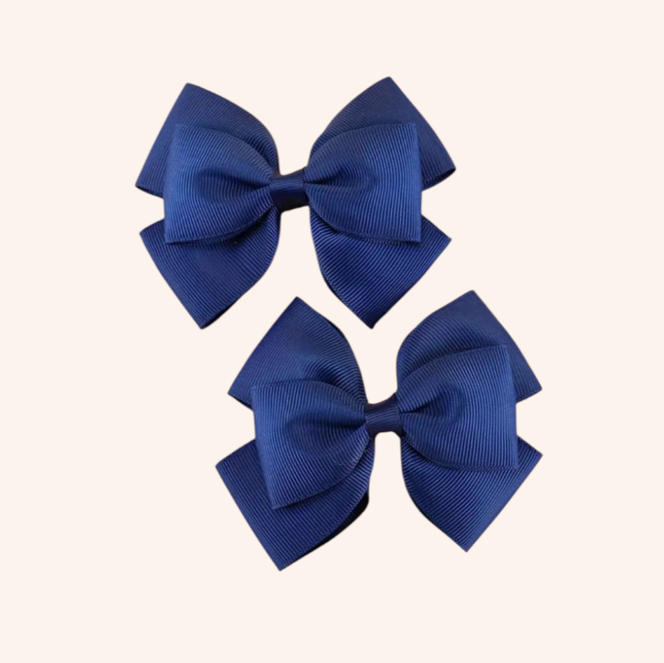 Plain Navy Bow