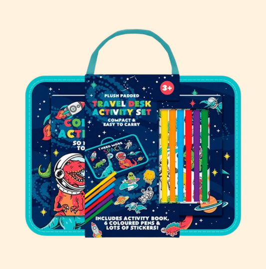 Space Dino Travel Desk Activity Set