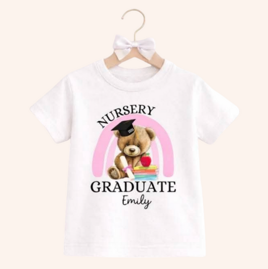Girls Nursery Graduate T Shirt