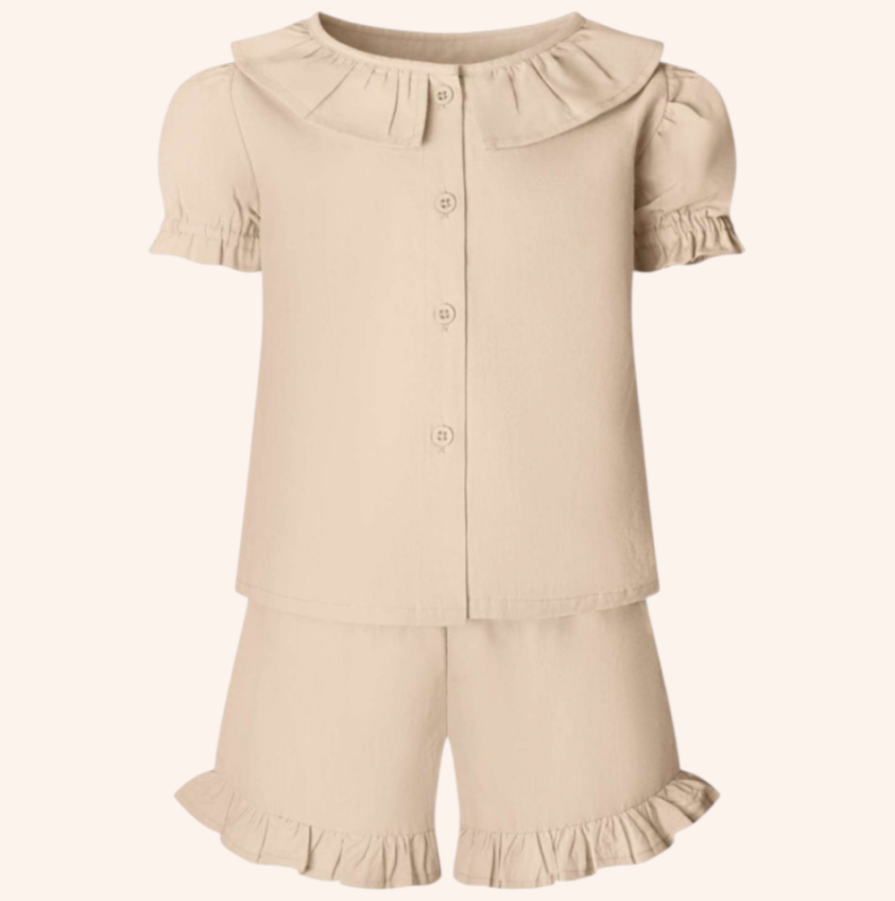 Frilly Shorts Set