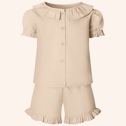 Frilly Shorts Set
