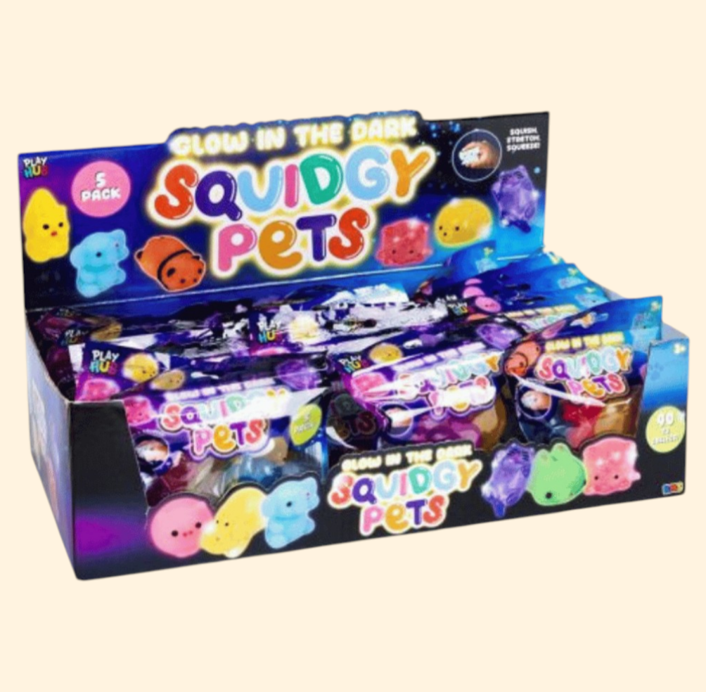 Mystery Glow in the Dark Squidgy Pets