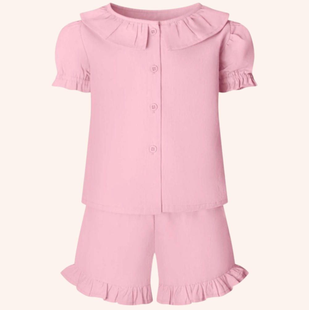 Frilly Shorts Set