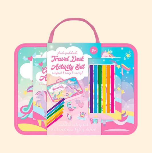 Unicorn Travel Desk Activity Set