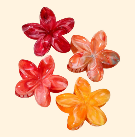 Glossy Bright Autumn Claw Clip