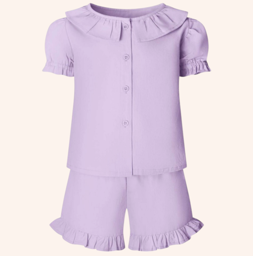Frilly Shorts Set