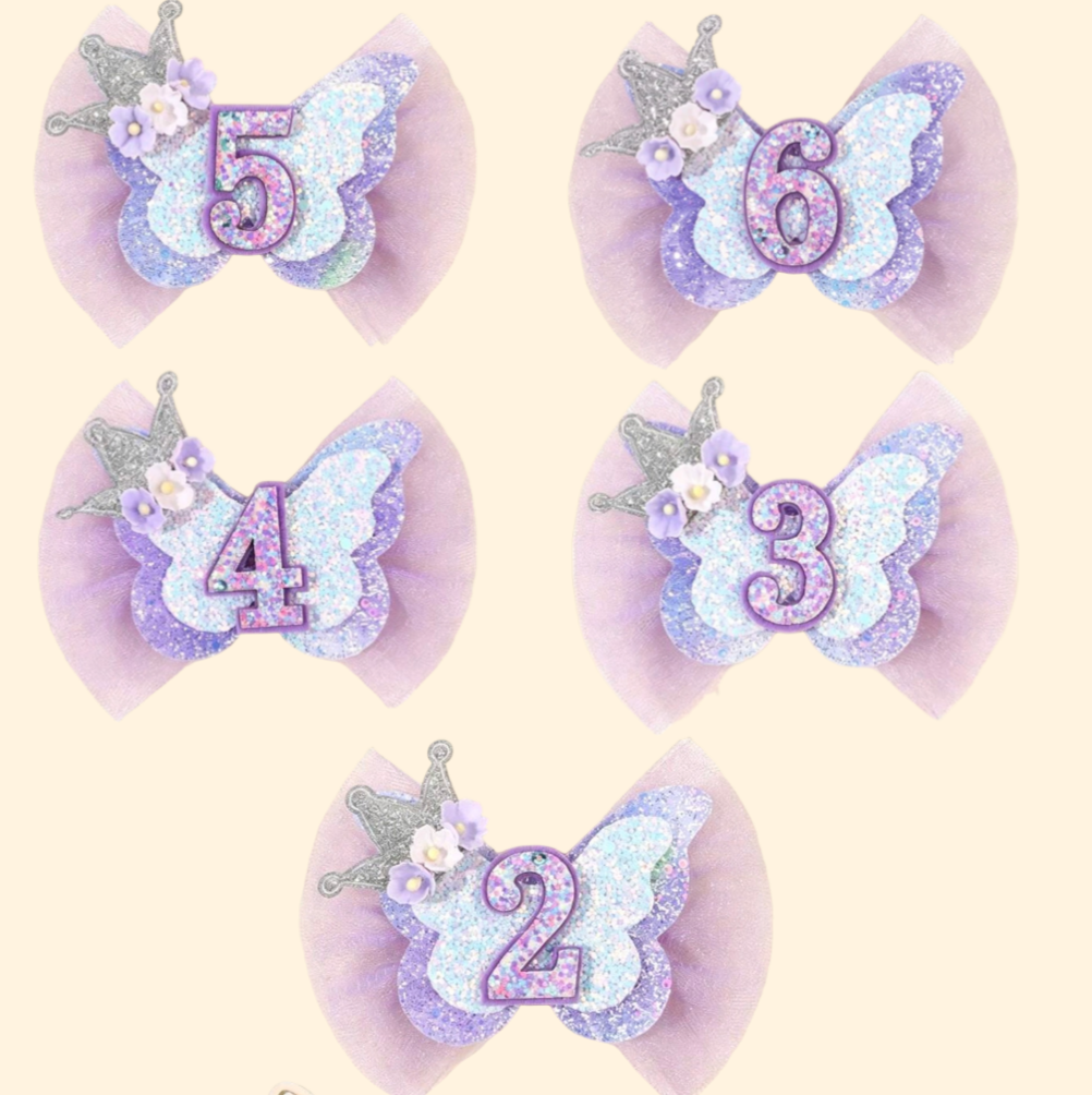 Butterfly Birthday Bow