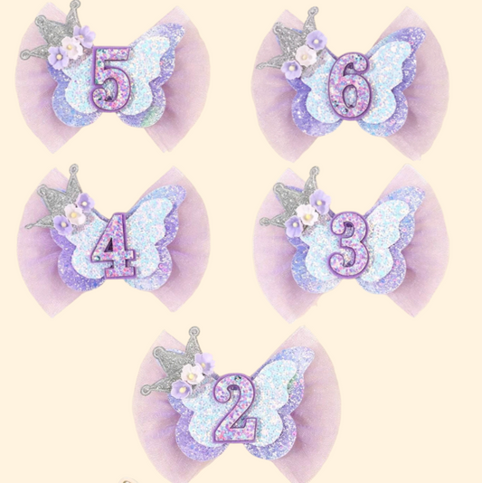 Butterfly Birthday Bow