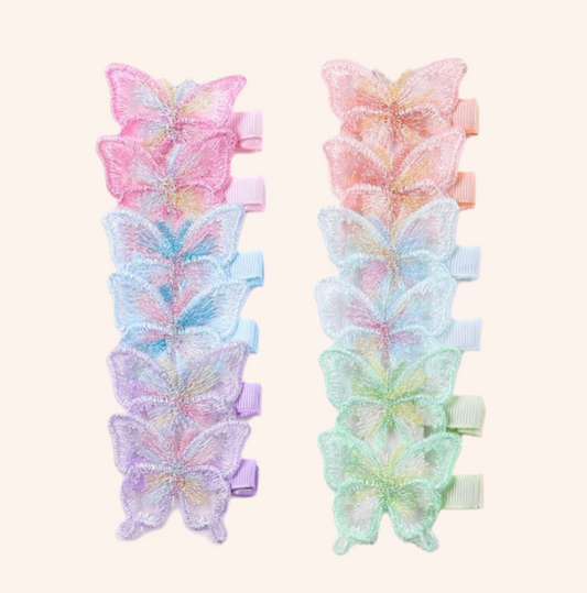 Embroidery Butterfly Clip