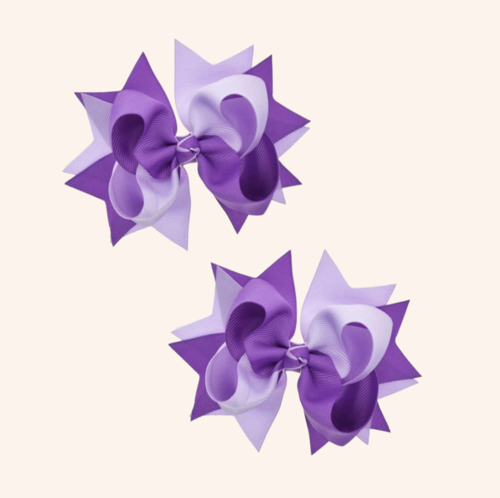 Two Toned Purple Bow