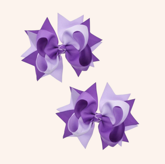 Two Toned Purple Bow