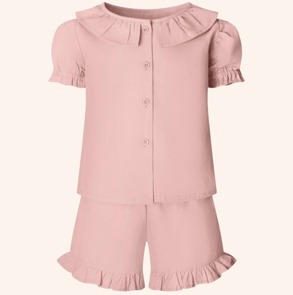 Frilly Shorts Set