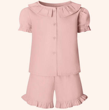 Frilly Shorts Set
